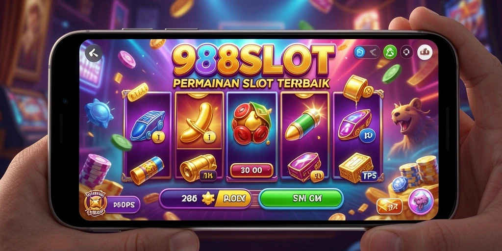 Tangkapan layar utama 988SLOT menampilkan momen seru gameplay TPS.