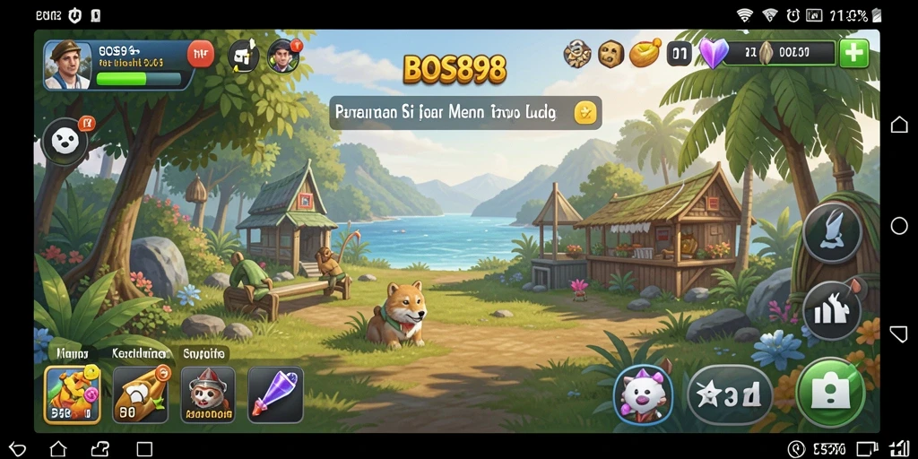 Screenshot menunjukkan keseruan gameplay BOS898 yang mengasyikan.