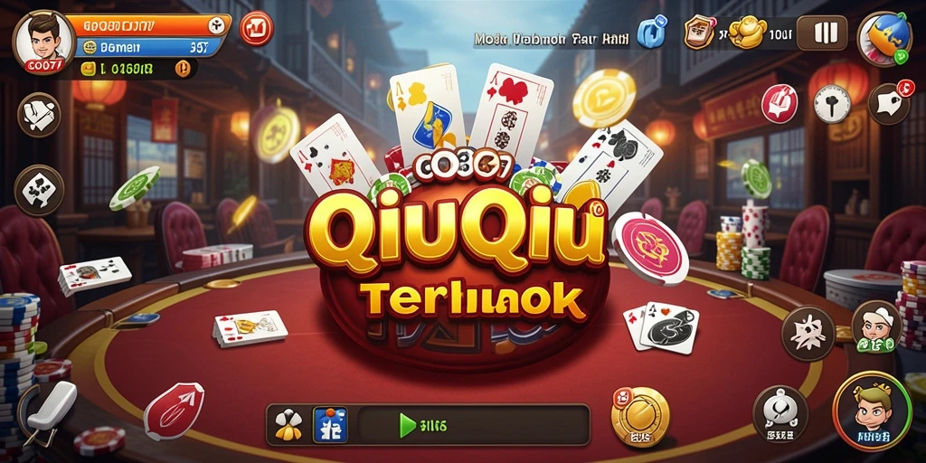 Tampilan gameplay QiuQiu yang seru dan interaktif di COO77.