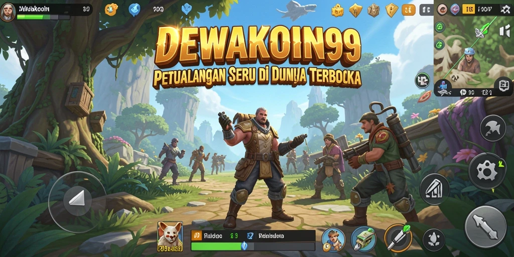 Tangkapan layar DEWAKOIN99 menampilkan gameplay seru dunia terbuka.