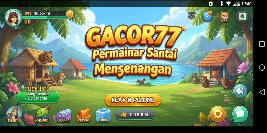 Tampilan gameplay GACOR77 yang seru dan interaktif.