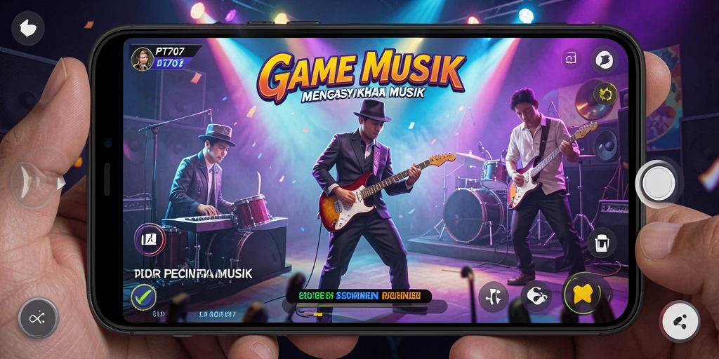 Gameplay PT707 dengan grafis menarik dan musik yang mengasyikkan.
