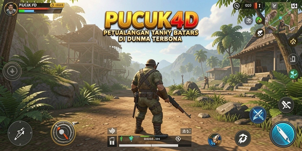 Tangkapan layar gameplay PUCUK4D dengan pemandangan menakjubkan di dunia terbuka.