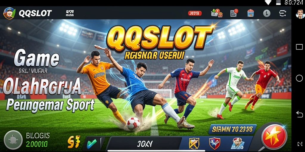 Tampilan gameplay seru dari QQSLOT yang memadukan tantangan olahraga.