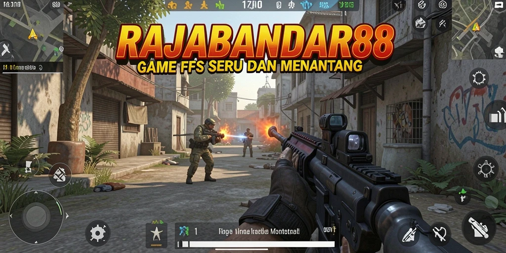 Tampilan menarik dari gameplay seru RAJABANDAR88 yang menampilkan aksi menembak.