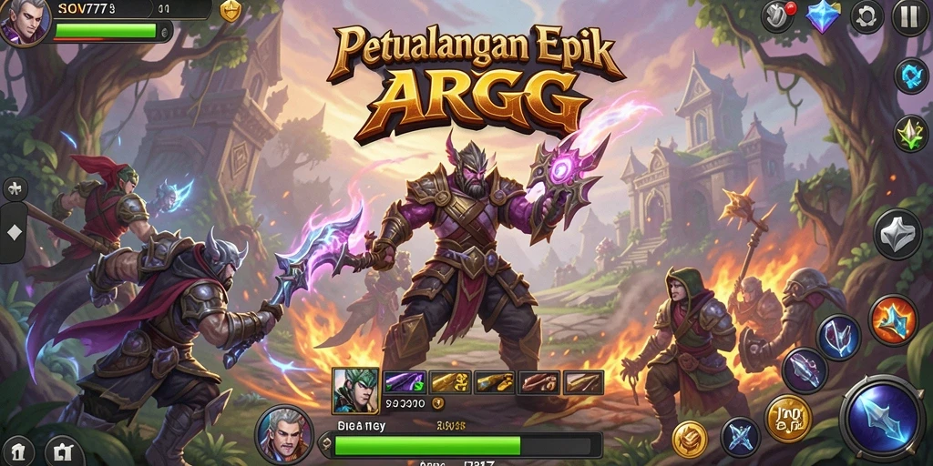 Gameplay seru SOV777 dengan karakter dan pertarungan yang epik.