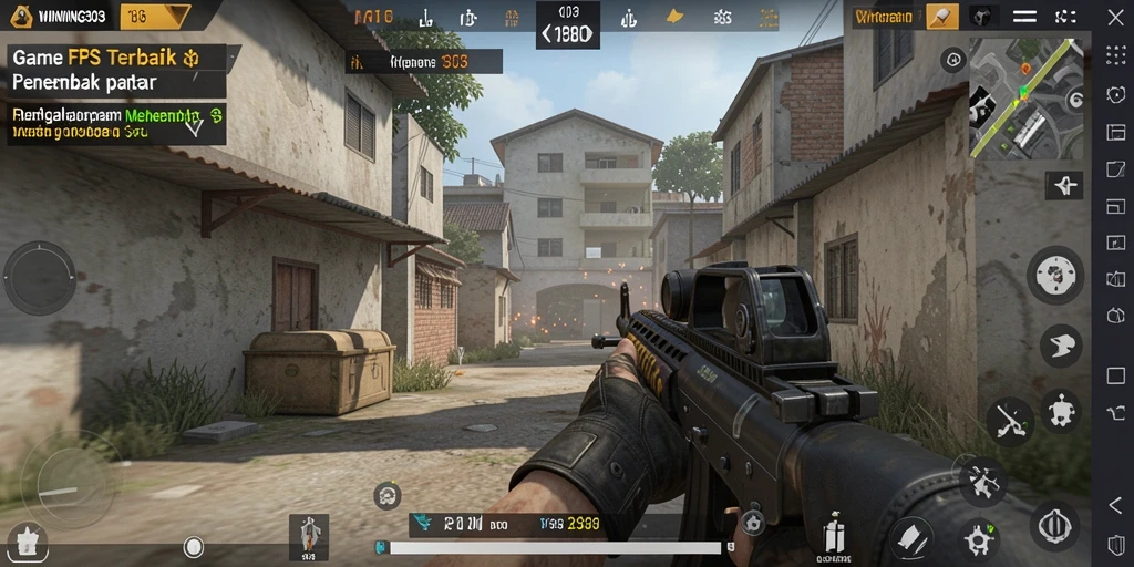 Tangkap aksi seru dalam gameplay FPS WINNING303.